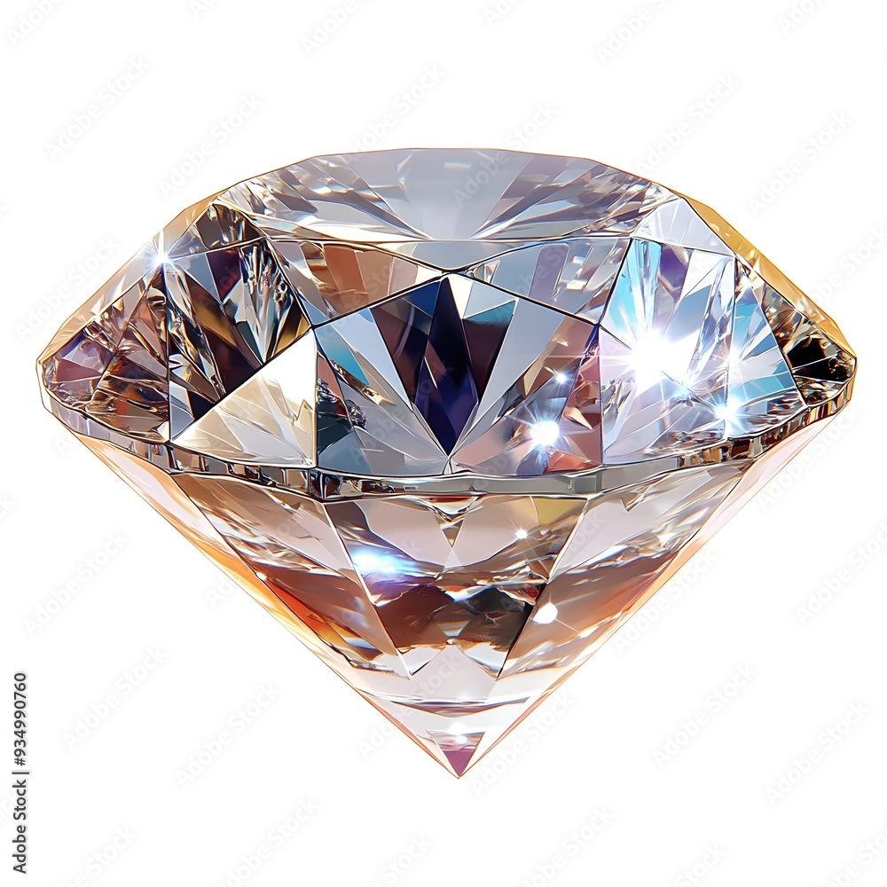 Sparkling Diamond Gemstone. Sparkling Diamond Gemstone.
