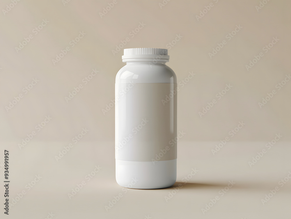 Blank pills bottle mockup on isolated background Blank pills bottle mockup on isolated background