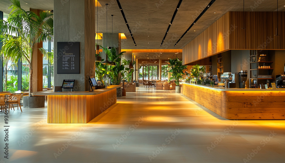 Tropical Contemporary Hotel Lobby Fresh and Stylish Tropical Contemporary Hotel Lobby Fresh and Stylish
