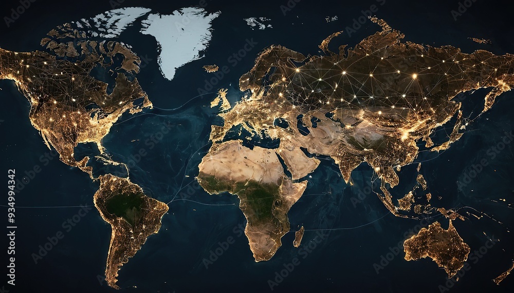 Earth, through the power of technology, our world becomes an interconnected network, linking people and places across the planet.19 Earth, through the power of technology, our world becomes an interconnected network, linking people and places across the planet.19