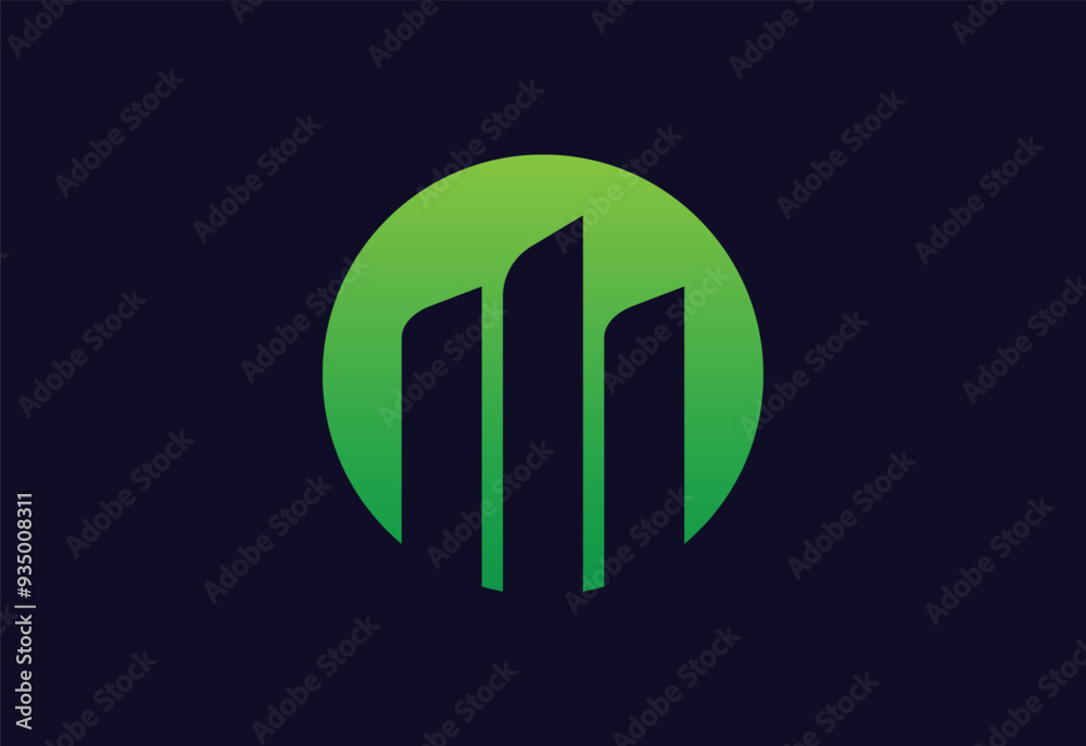 Fototapeta premium Accounting & Marketing Financial logo design, Vector design template
