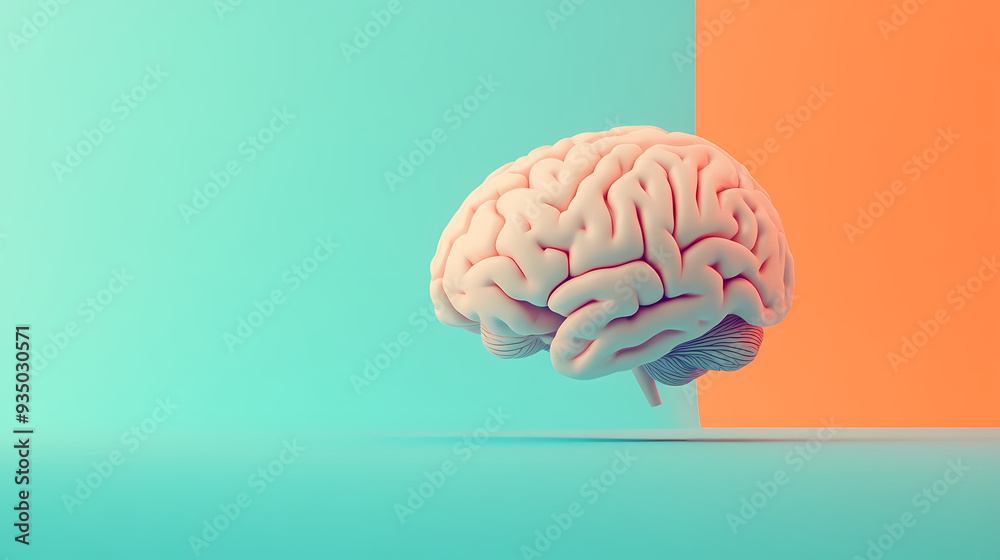 Simple brain background Simple brain background