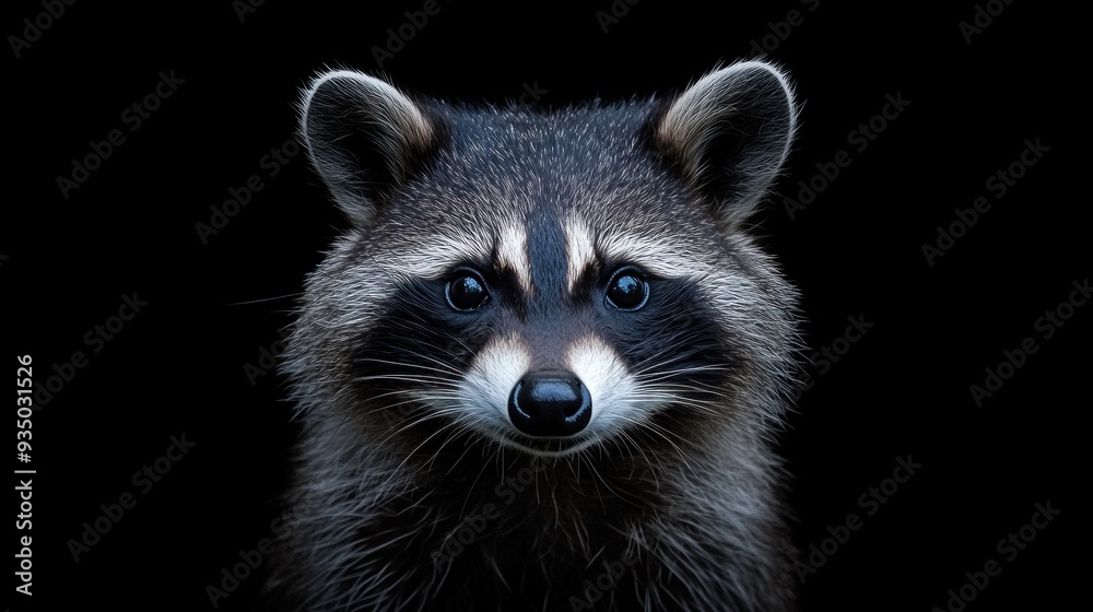 Raccoon Portrait Raccoon Portrait