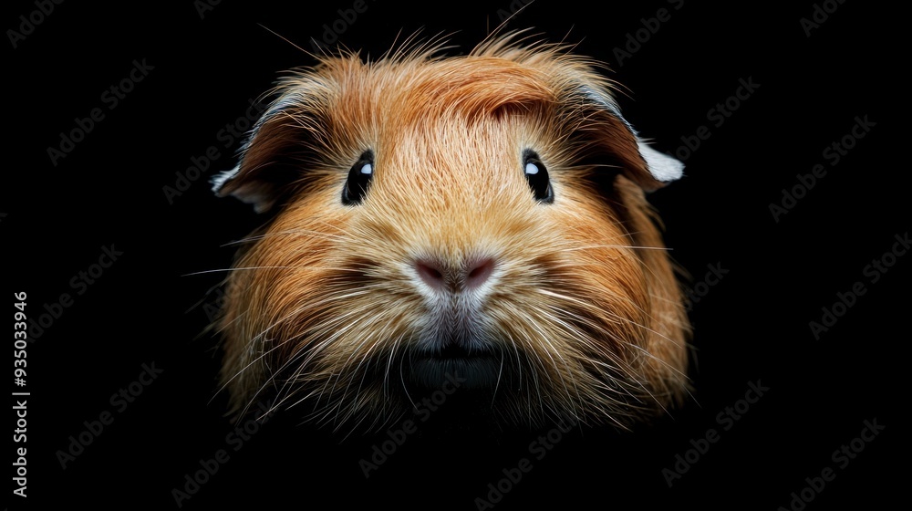 Curious Guinea Pig Portrait Curious Guinea Pig Portrait