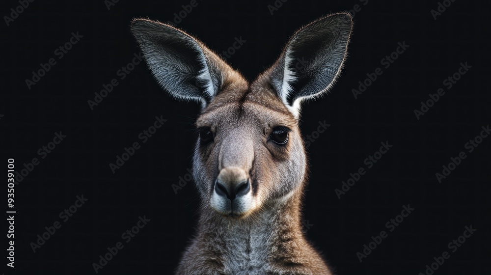 Fototapeta premium Close-up Portrait of a Kangaroo