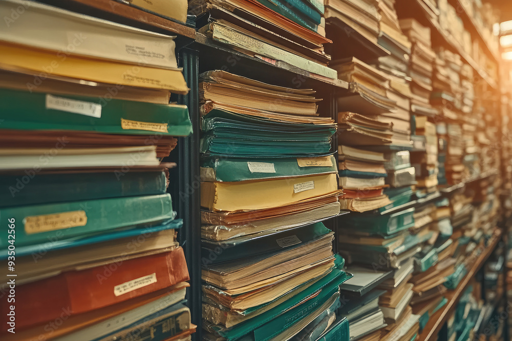 A stack of books on shelves in an old bookstore, symbolizing the vast knowledge and information that can be, A stack of books on shelves in an old bookstore, symbolizing the vast knowledge and information that can be,