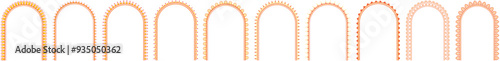 Durga Puja Banner with Arch, Decorative Frame, and Festive Border Featuring Goddess Durga. Includes Happy Durga Puja and Sale Promotion. Ideal for Navratri, Ganesh Chaturthi