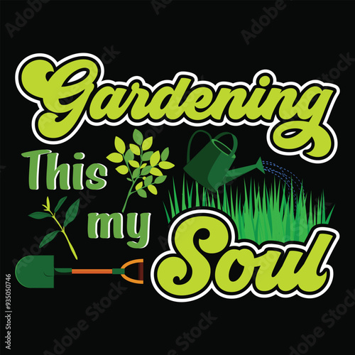 Gardening vector illustration collections for t-shirts, coffee mugs, posters, cards, pillow covers, stickers, and vector designs.
