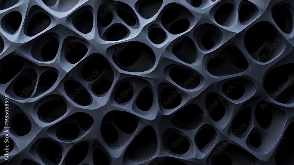 Abstract Organic Network: A mesmerizing close-up of a textured, gray organic network Abstract Organic Network: A mesmerizing close-up of a textured, gray organic network