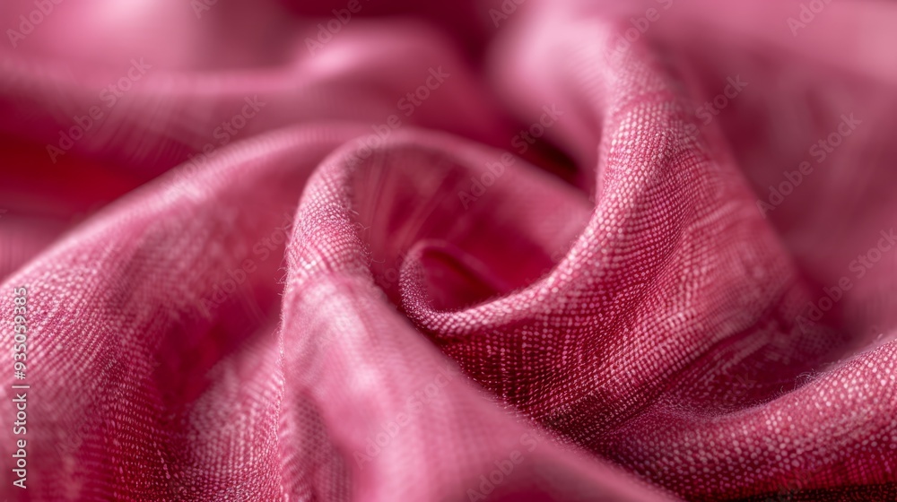 A close-up of a pink fabric, showing a minimal amount at the bottom A close-up of a pink fabric, showing a minimal amount at the bottom