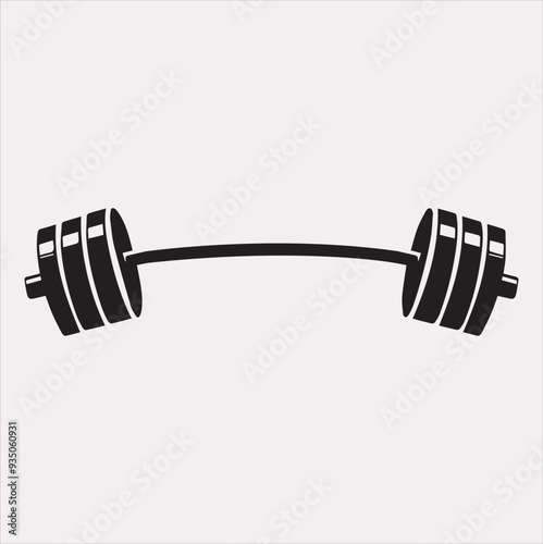 Dumble Holding vector silhouette on a white background