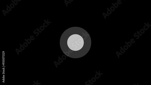 Horizontal dot circle loading bar download progress icon illustration background.