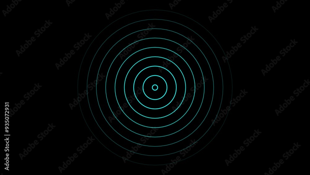Abstract Radio wave station signal illustration background 4k resolution.	