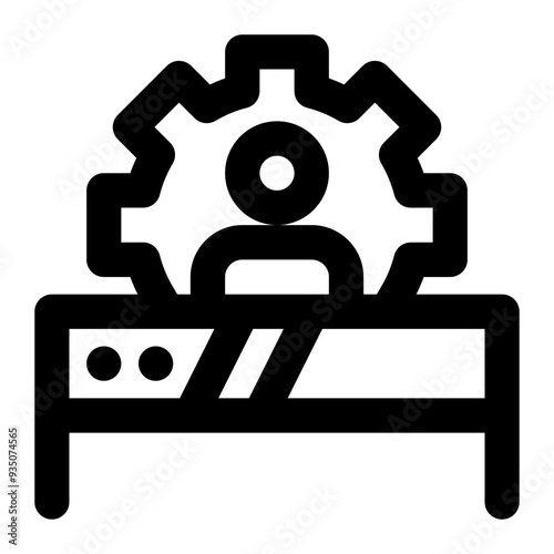 back end, developer, web developer, web programmer, website, webmaster outline icon