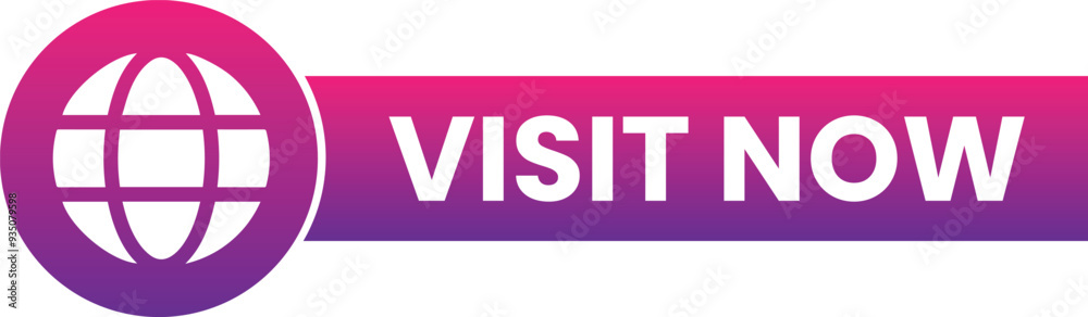 Visit Now Web Icon Call To Action Button Offer Design Marketing Symbol Visit Now Web Icon Call To Action Button Offer Design Marketing Symbol