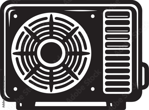Air Conditioners-A/C Compressors - window ac - Air conditioner Silhouette 