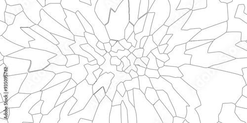 white broken glass effect wall crack ceramic texture cracked vector format 