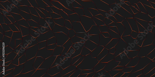 Black broken glass effect wall crack ceramic texture cracked vector format 