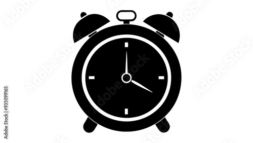 Alarm clock vector art and illustration