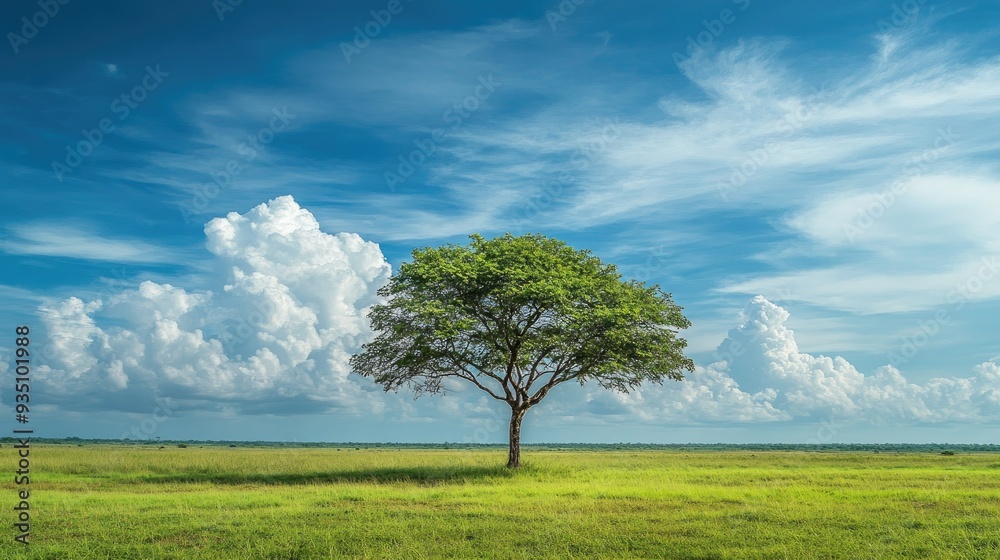 Scenic rural landscape with a lone tree under an expansive sky in South Asia, perfect for inspirational quotes. Scenic rural landscape with a lone tree under an expansive sky in South Asia, perfect for inspirational quotes.