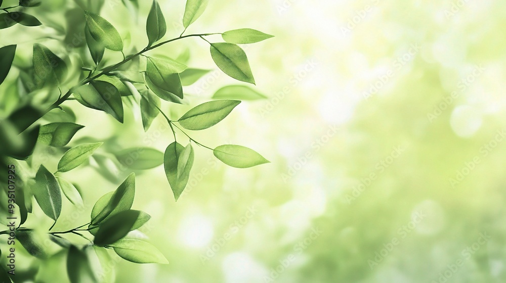 Sunlit Serenity: Verdant leaves glow in the soft morning light, offering a tranquil glimpse into nature's embrace. Sunlit Serenity: Verdant leaves glow in the soft morning light, offering a tranquil glimpse into nature's embrace.