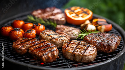 Juicy, Grilled Steak and Vegetables - Perfect for your next BBQ!