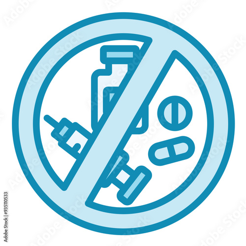Drug Prevention Icon