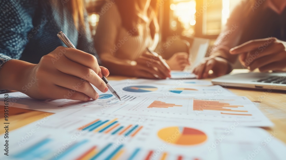 Fototapeta premium Business Meeting Analysis