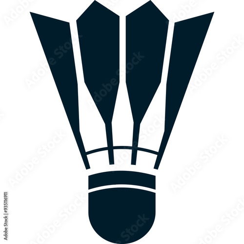 Badminton Shuttlecock Silhouette
