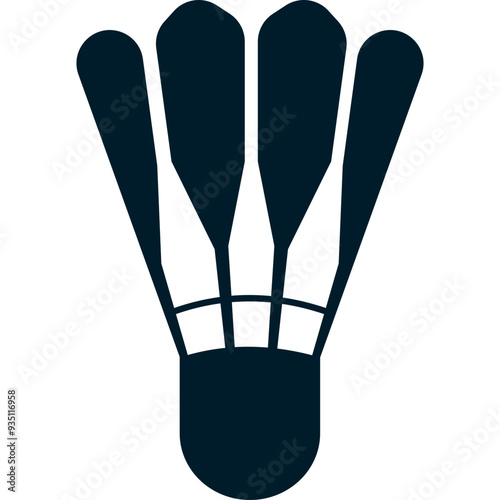 Badminton Shuttlecock Silhouette