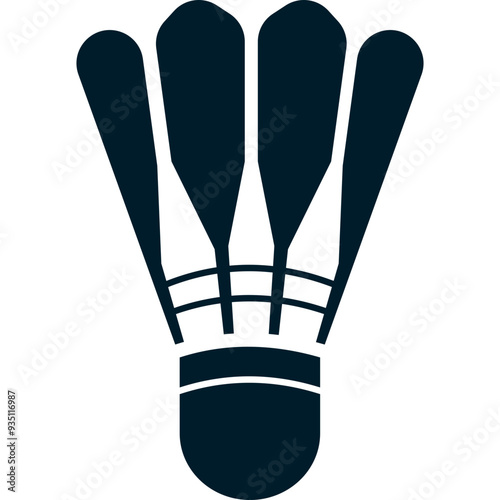 Badminton Shuttlecock Silhouette