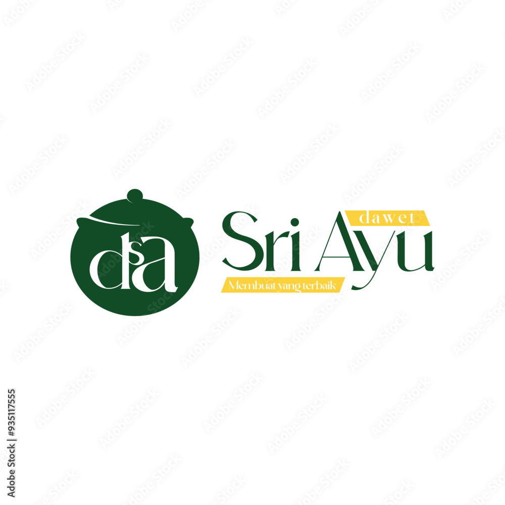 Logo of traditional beverage from Indonesia, Dawet Logo of traditional beverage from Indonesia, Dawet