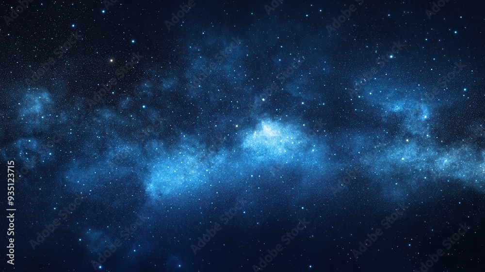 Obraz premium A mesmerizing view of a starry night sky filled with twinkling stars and cosmic clouds.