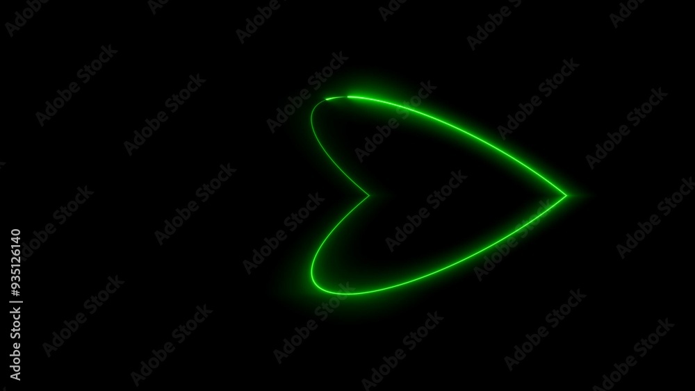 Abstract neon line frame loading background illustration. Abstract neon line frame loading background illustration.