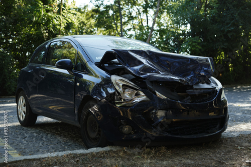 Fotografija Auto is parked after car accident