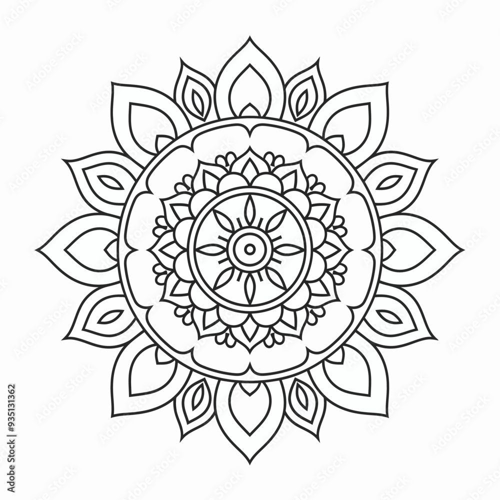 mandala design isolated with white mandala design isolated with white