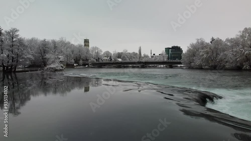 river in winter