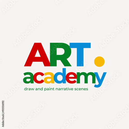 Art Academy Logo Design. Art logo design. beautiful logo design.