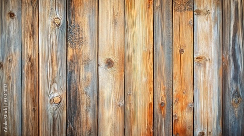 Rustic Wooden Plank Background: A close-up view of weathered wooden planks, showcasing a charming rustic texture. 