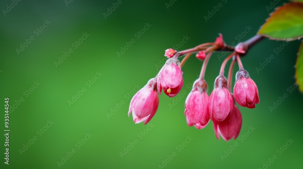 A close-up of a flower on a tree branch with a blurred background behind it A close-up of a flower on a tree branch with a blurred background behind it