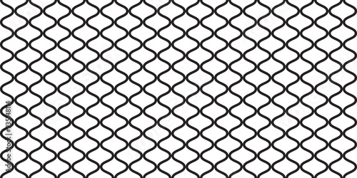 Grating pattern with grid, mesh of circles. Repeatable. EPS 10.