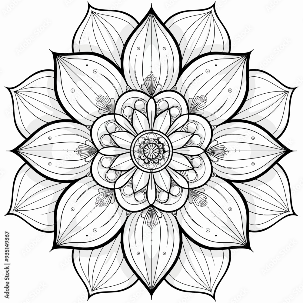 mandala design isolated with white mandala design isolated with white