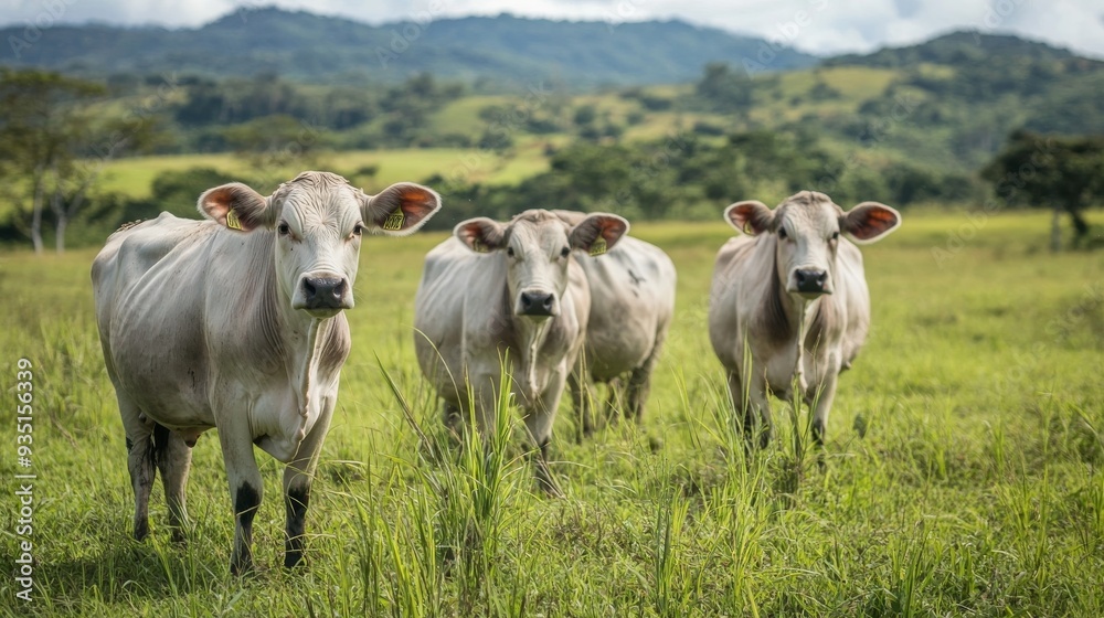 Pasture-raised Brahman cattle in Guanacaste, Costa Rica Pasture-raised Brahman cattle in Guanacaste, Costa Rica