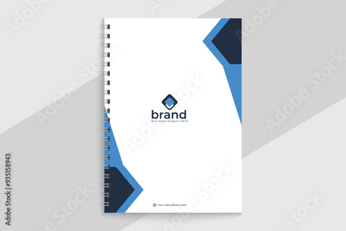 Premium care notebook cover template design