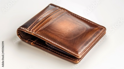 wallet in white background