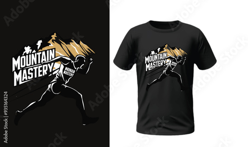 mountain mastery t-shirt design 