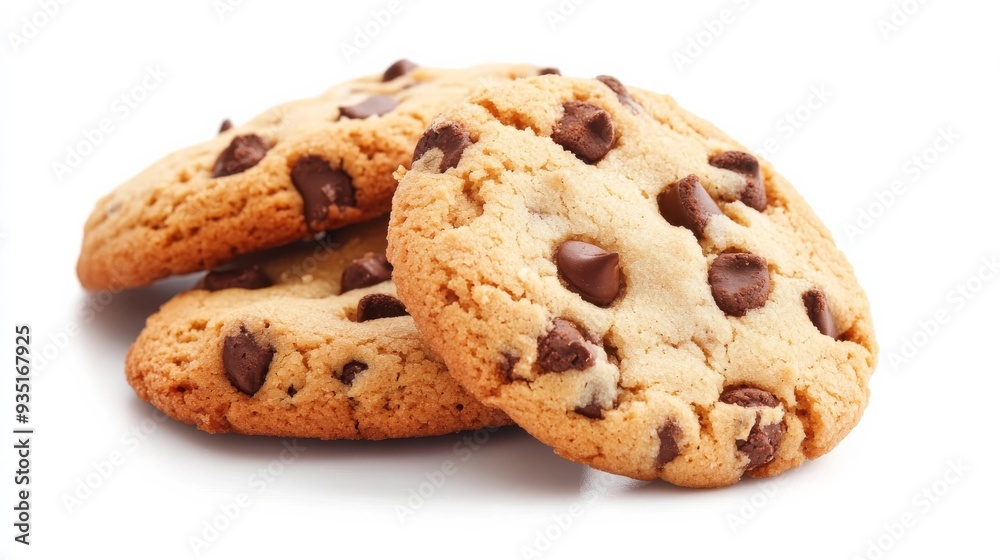 Isolated cookies on white Isolated cookies on white