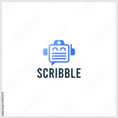 scrible helper health robot logo