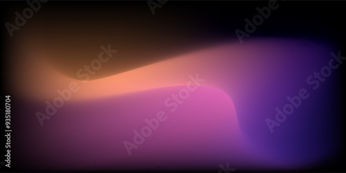 abstract colorful gradient background with flowing purple, violet, and orange colors blending smoothly on a dark backdrop