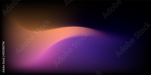 abstract colorful gradient background with flowing purple, violet, and orange colors blending smoothly on a dark backdrop
